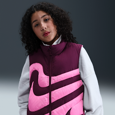 Nike Sportswear Swoosh Older Kids' (Girls') Therma-FIT Loose Down